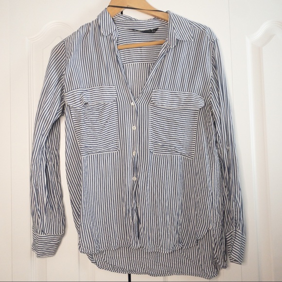 Zara Striped Blouse - Picture 7 of 8